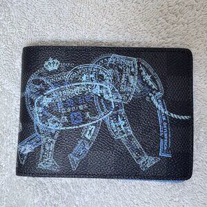 Louis Vuitton Damier Graphite Canvas Animal Slender Wallet - N64603
